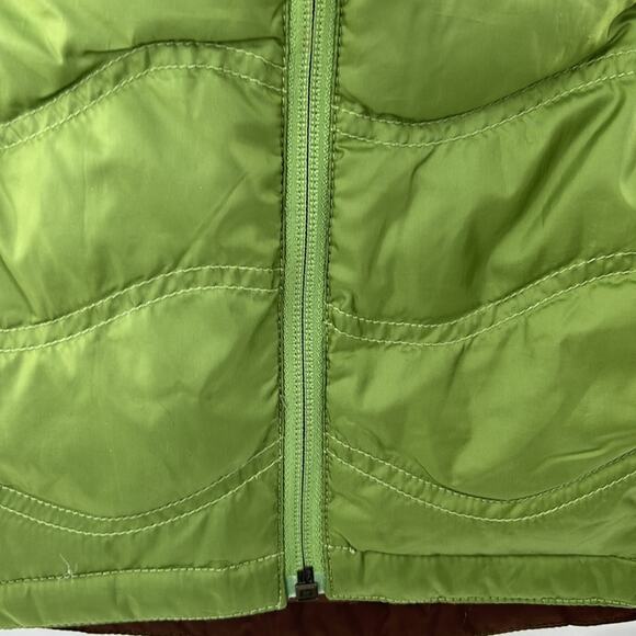REI Infant Toddler Boy's Green & Brown Down Zip Vest Size 18 Months - Picture 3 of 12